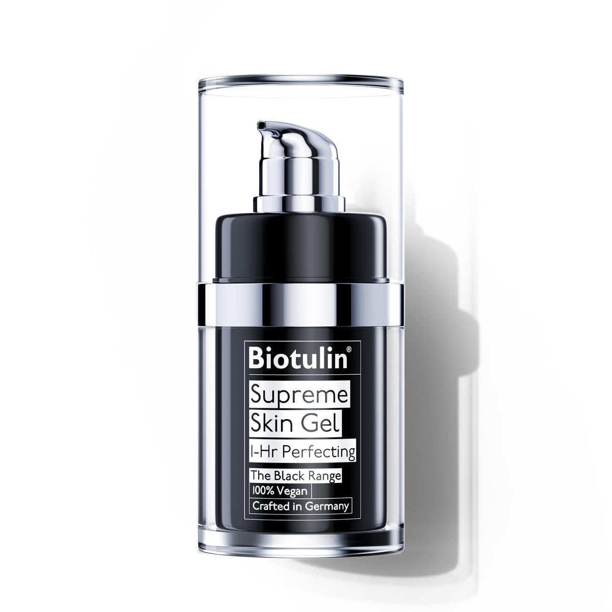 Biotulin front tube showing product packaging and quick wrinkle benefit