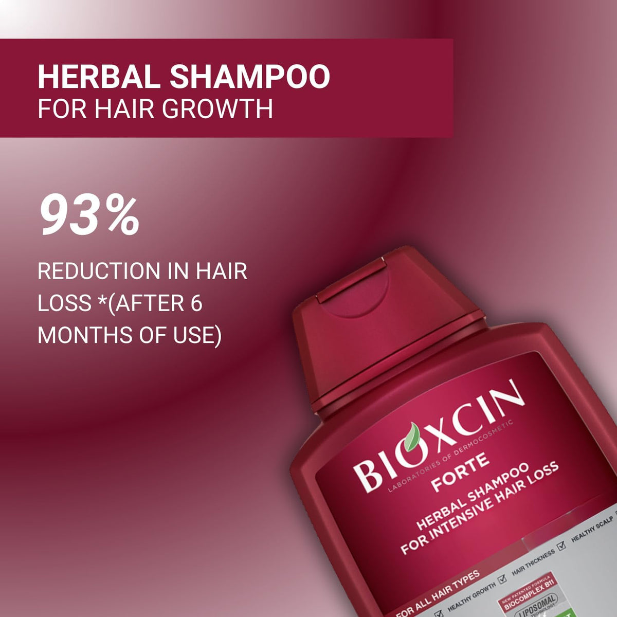 BIOXCIN conditioner cream texture showing rich moisturising benefit