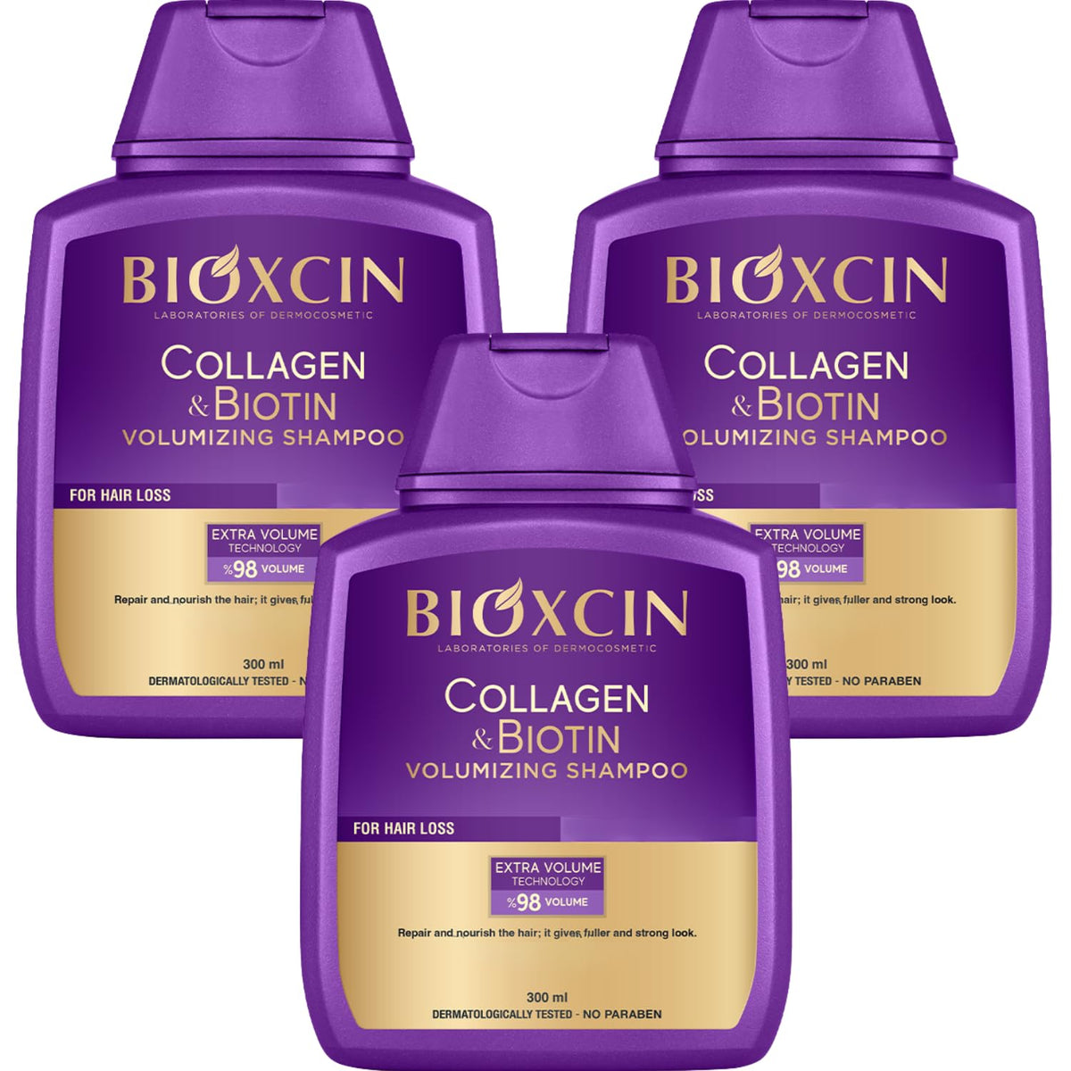 BIOXCIN herbal extracts blend visual emphasizing BioComplex B11 scalp nourishment