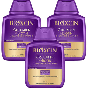 BIOXCIN herbal extracts blend visual emphasizing BioComplex B11 scalp nourishment