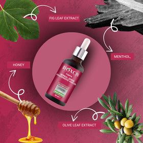 BIOXCIN lifestyle scene on bathroom counter portraying daily routine benefit