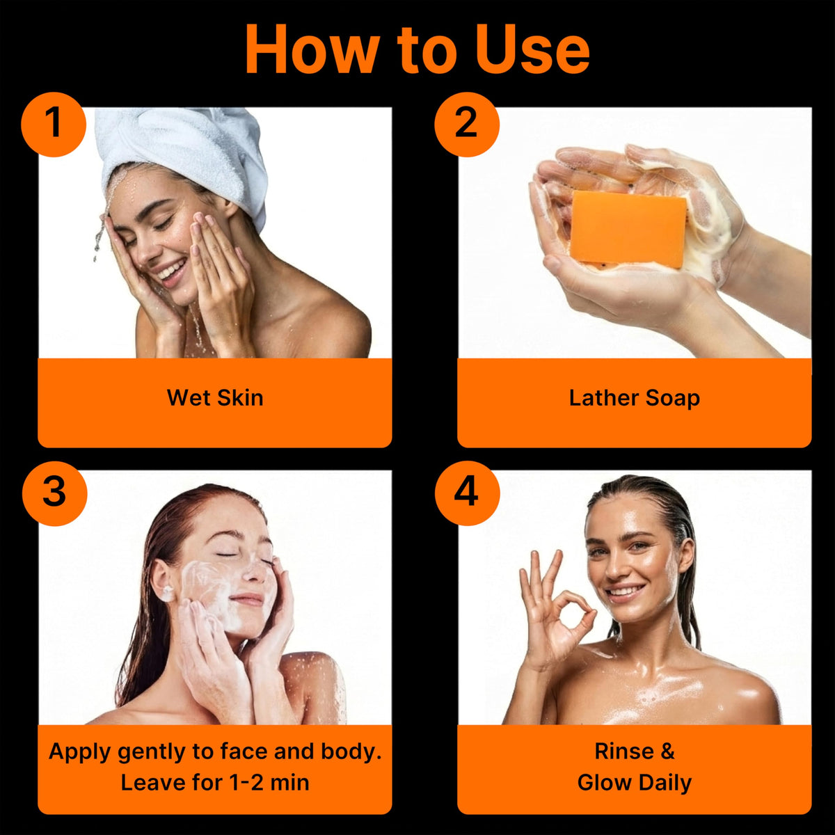 BIOXI soap next to hand showing true size and scale