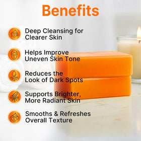 BIOXI lather in hand demonstrating gentle cleansing