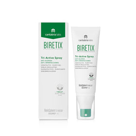Biretix Tri-Active Spray front packaging showing label and benefits