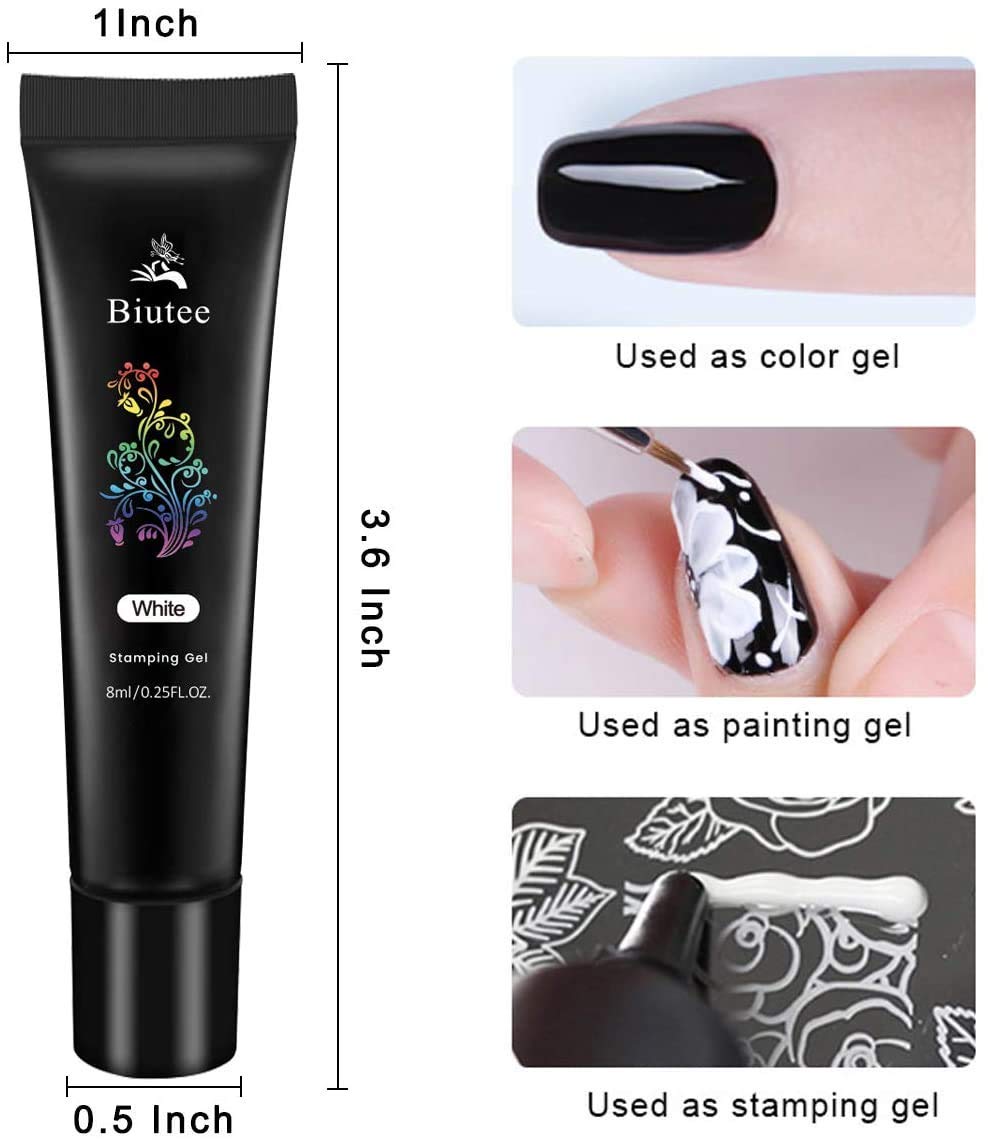 Biutee top view of color row displaying vibrant pigments for accurate shade choice