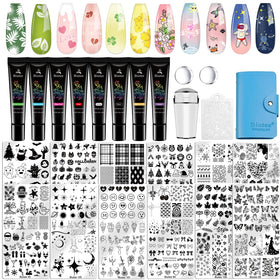 Biutee front packaging showing complete nail stamping kit benefits