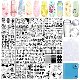 Biutee product front packaging showing complete stamping kit benefits