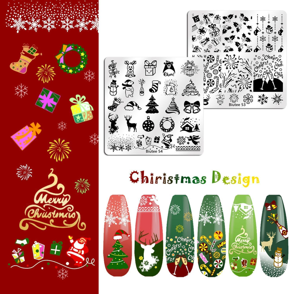Biutee hands using stamper in a lifestyle setting showing easy DIY stamping