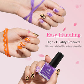 Biutee scale comparison hand holding bottle showing 6ml size and travel-friendly benefit