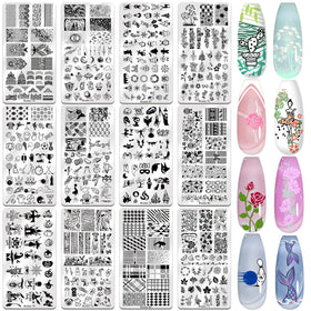 Biutee transparent stamper close-up for precise nail placement