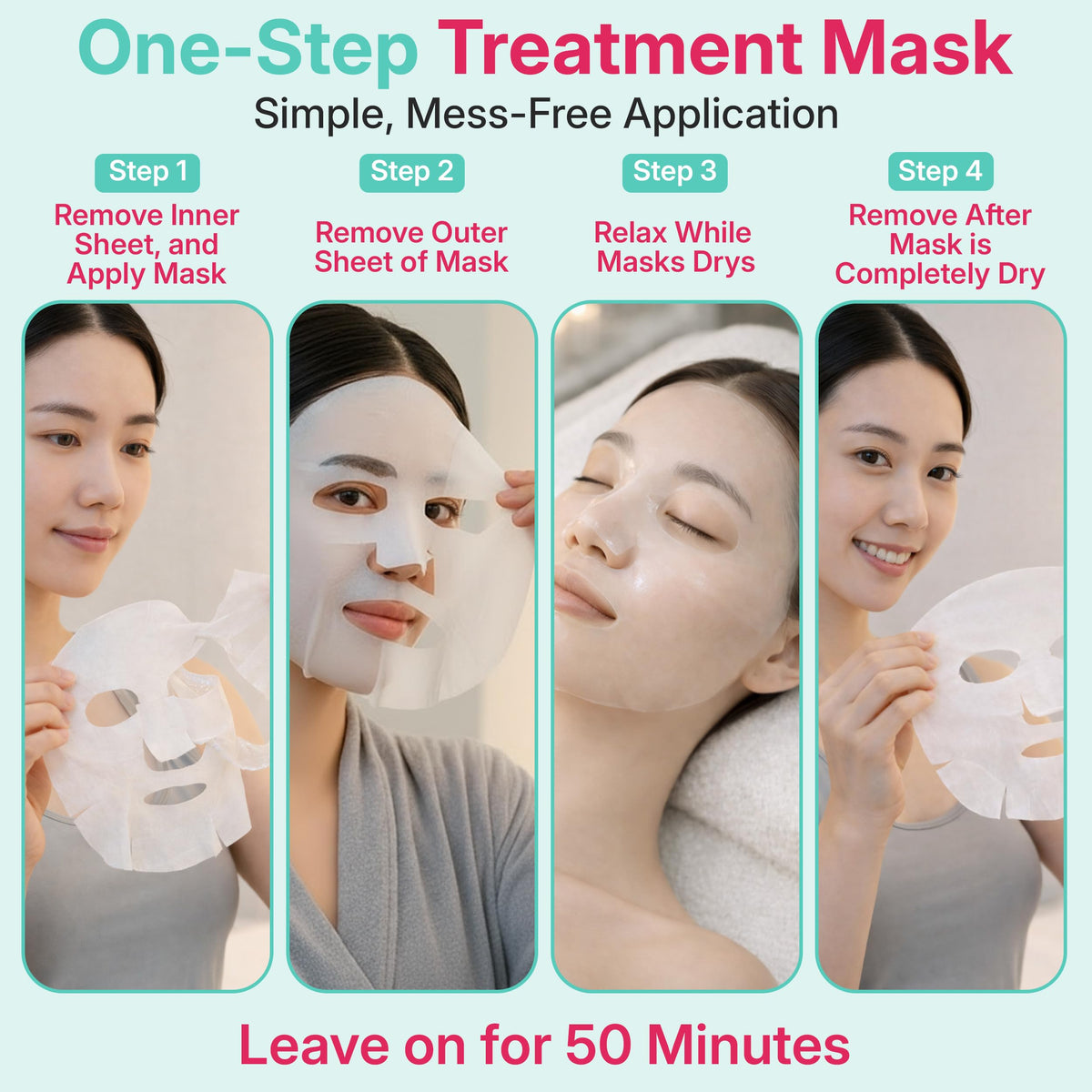BIVID close texture of bio-cellulose sheet highlighting second-skin fit and coverage