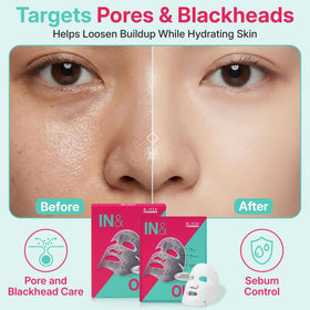 BIVID open packet with folded bio-cellulose mask and visible serum for easy use