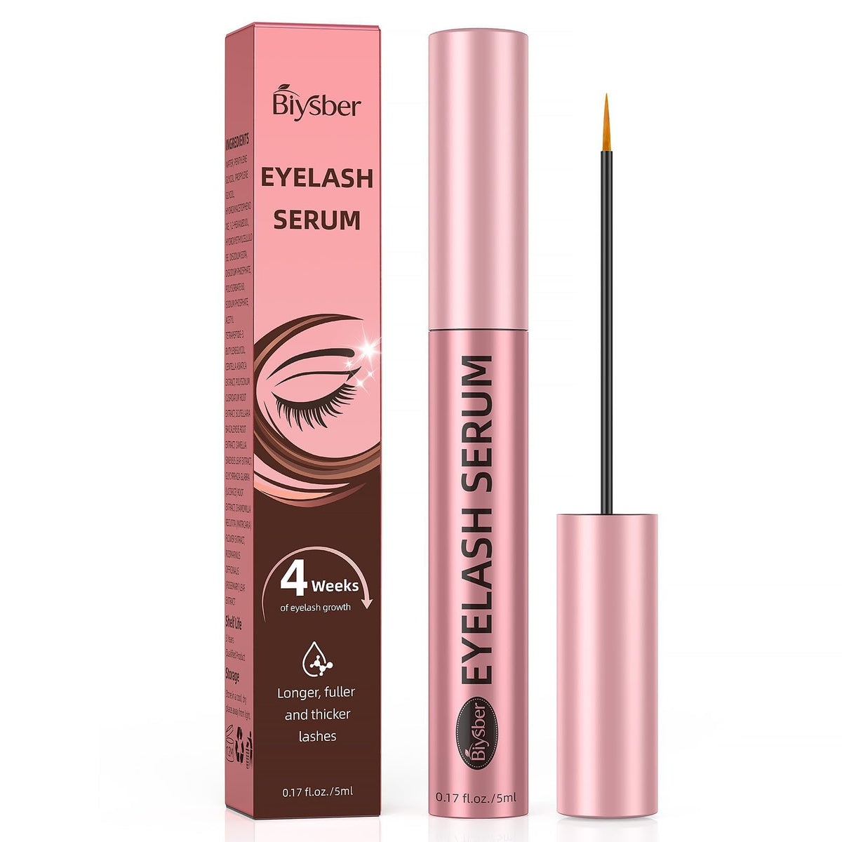 BIYSBER front packaging shows bottle and box, highlighting professional design and freshness