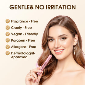BIYSBER serum placed in travel pouch conveying leak-resistant, on-the-go use