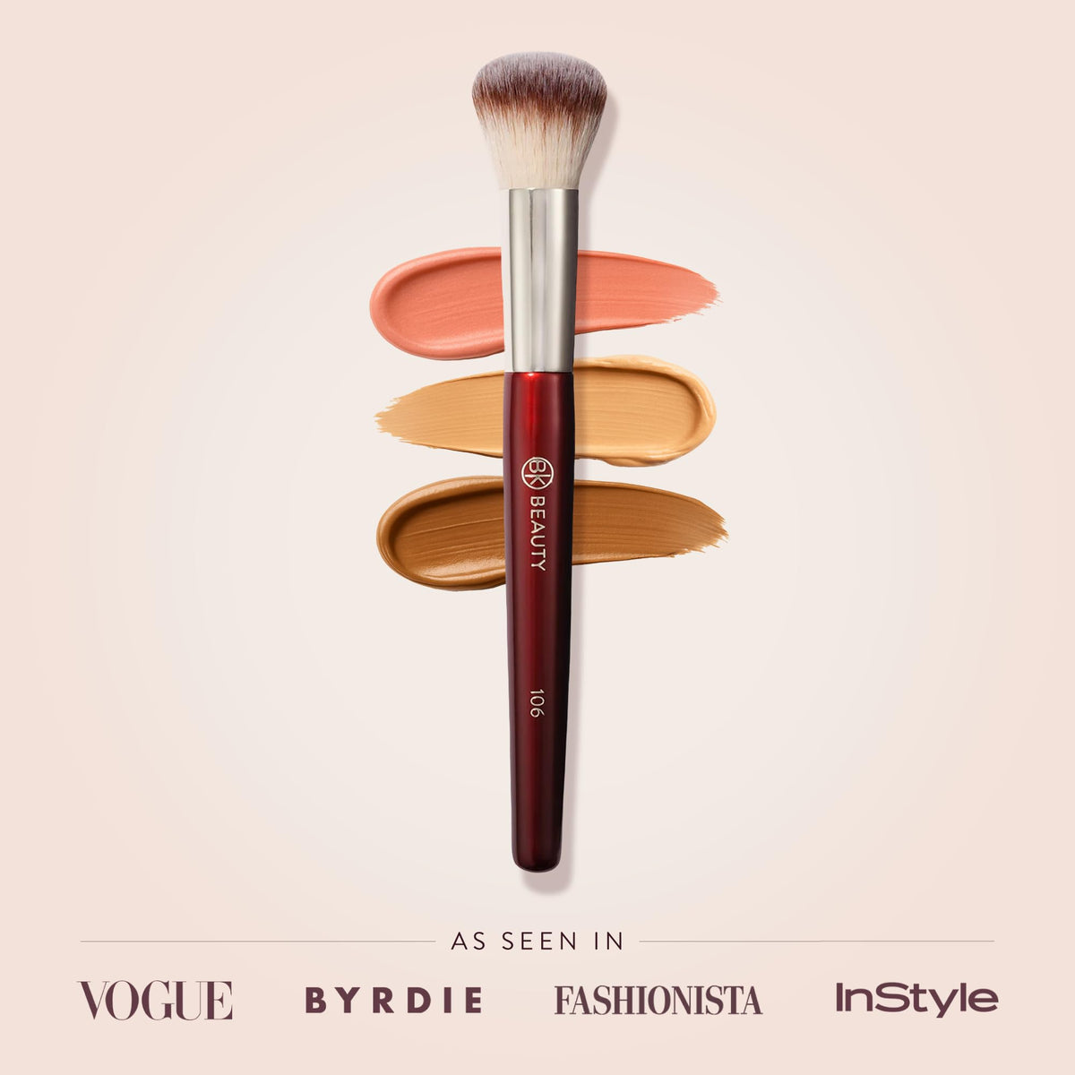 BK BEAUTY handle and label detail highlighting pro-crafted quality