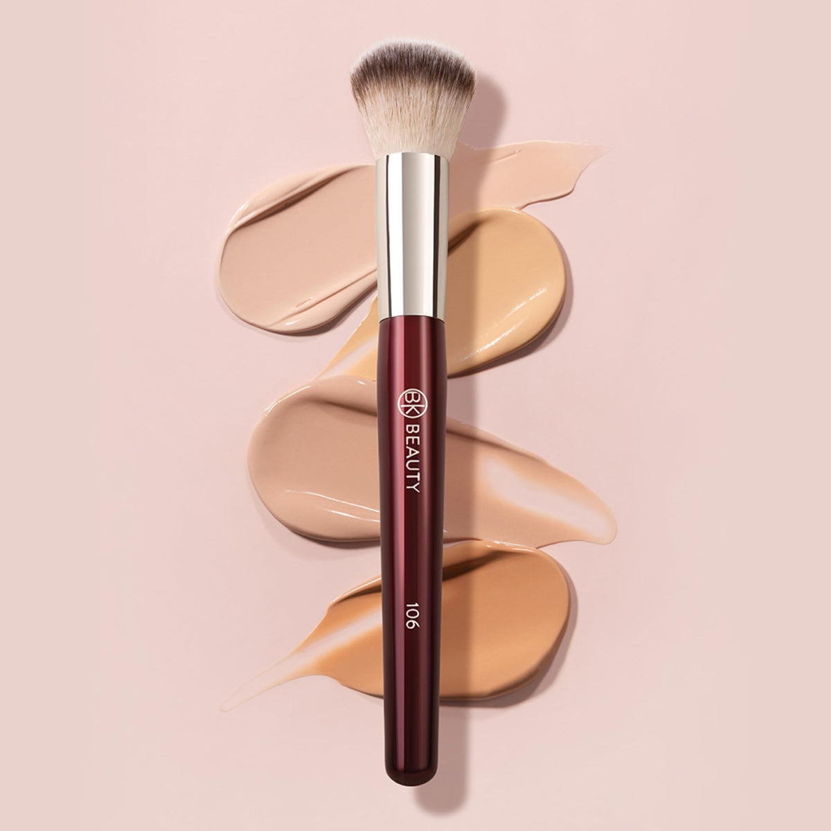 BK BEAUTY brush on vanity styled to show everyday routine benefit