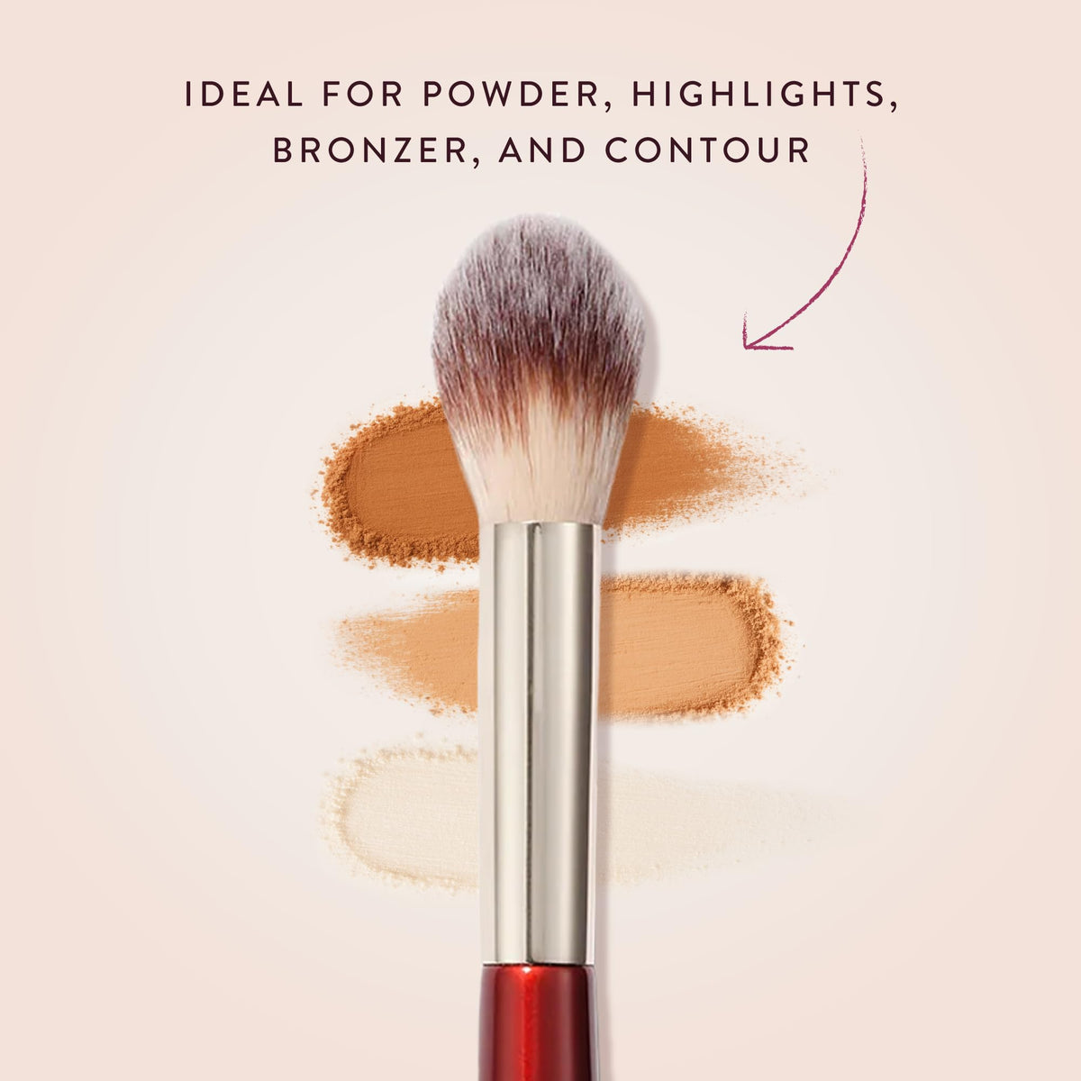 BK BEAUTY 108 applying powder under-eye for crease-free finish