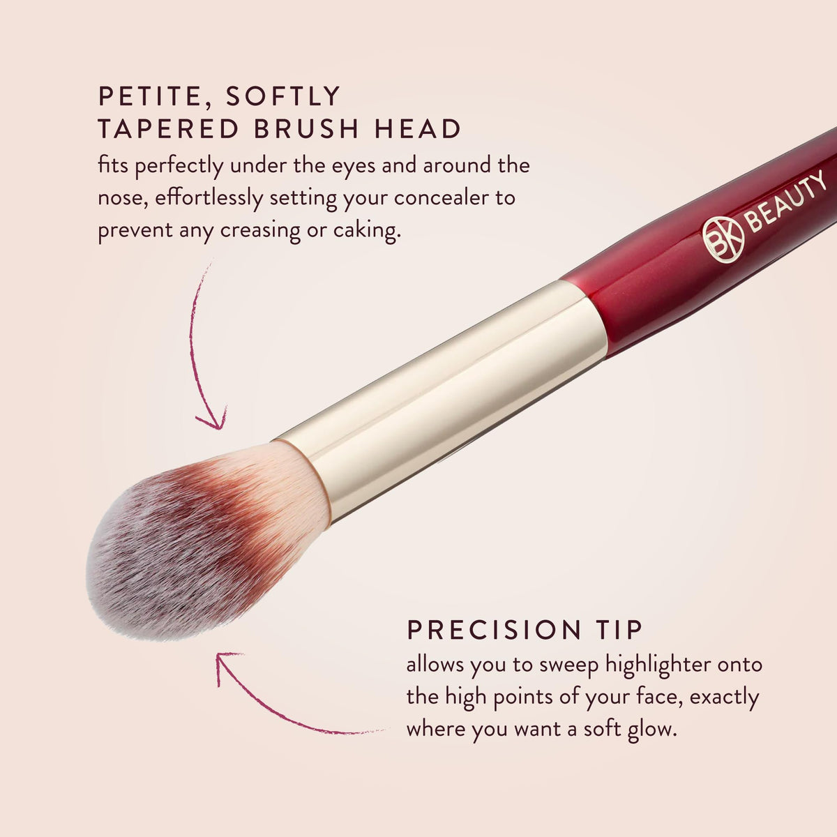 BK BEAUTY 108 held in hand to show compact size and travel convenience
