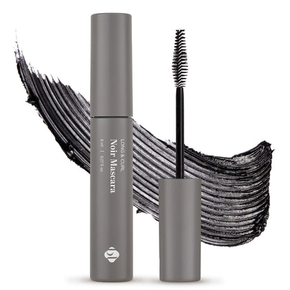 BL BL front view of mascara tube showing sleek packaging and travel-friendly size