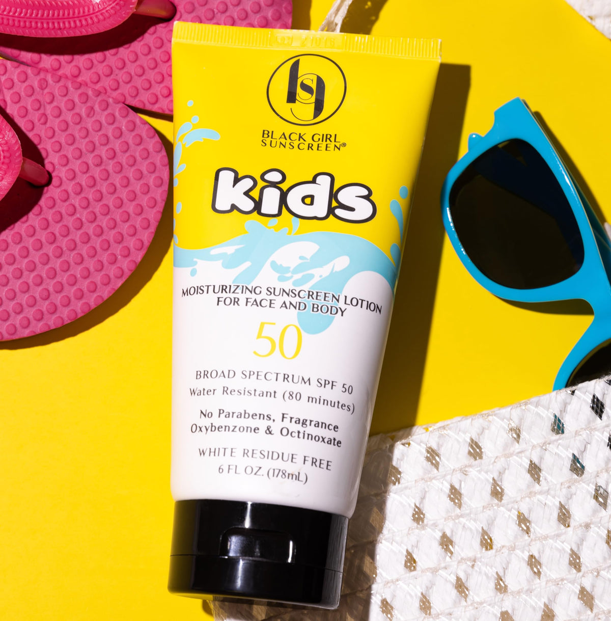 Black Girl Sunscreen pump dispenser detail for convenient, mess-free use