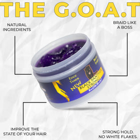 Black Panther Strong held in hand to show 8 oz scale and travel-friendly size