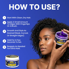 Black Panther Strong used by stylist to lay edges for long-lasting style
