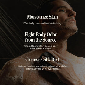 Black Wolf creamy lather texture demonstrating gentle, hydrating foam