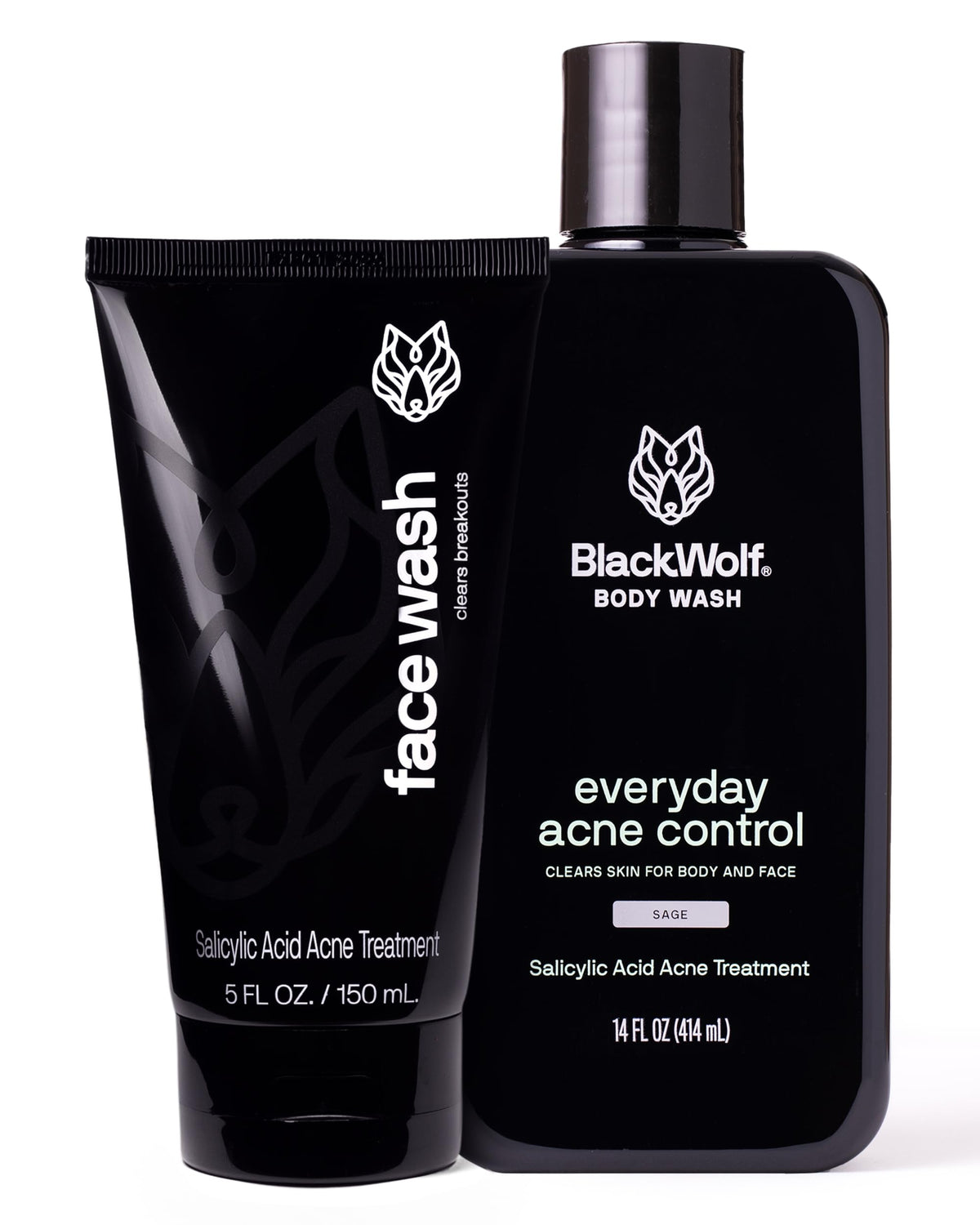 Black Wolf front packaging showing charcoal bundle and fresh scent benefit