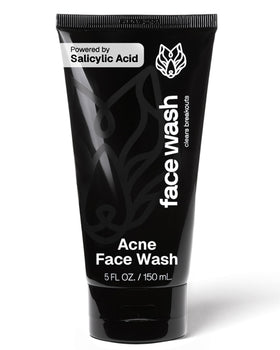Black Wolf front packaging showing charcoal cleanser and clear benefits