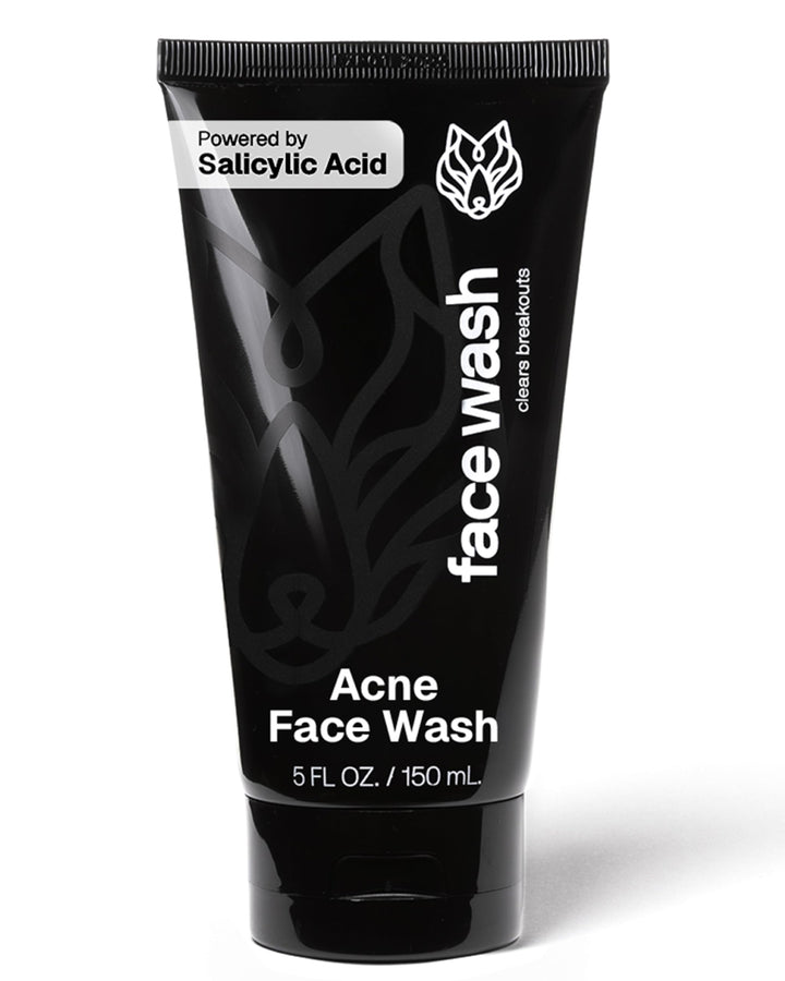 Black Wolf front packaging showing charcoal cleanser and clear benefits
