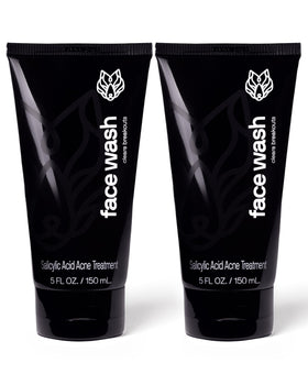 Black Wolf front packaging showing two bottles for clear, convenient cleansing