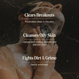 Black Wolf powder being poured into hand demonstrating easy activation