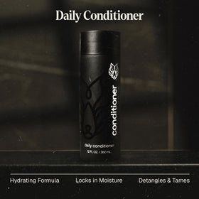 Black Wolf conditioner texture close-up highlighting smooth, hydrating formula