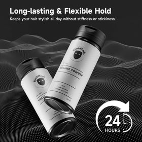 BlackMask size comparison next to hand illustrating travel-friendly benefit