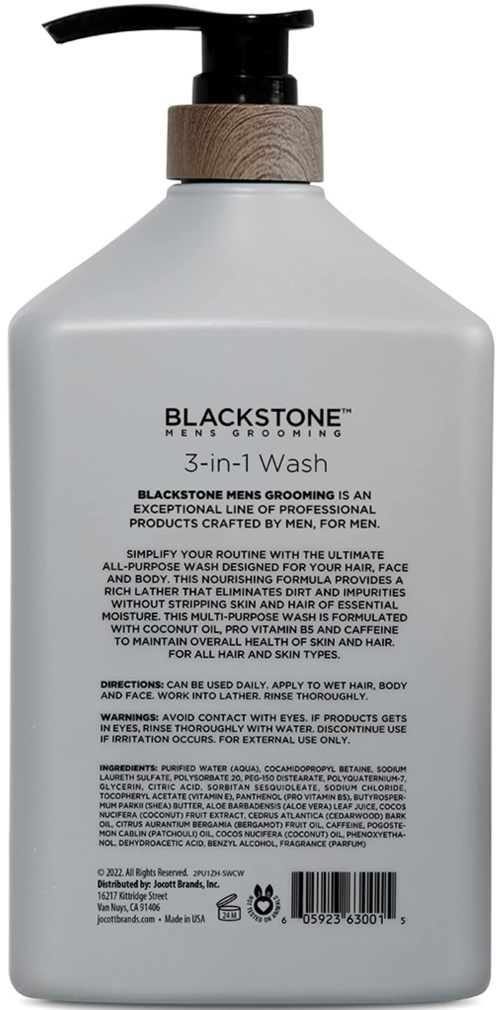 Blackstone dispensing foam from pump illustrating quick lathering benefit
