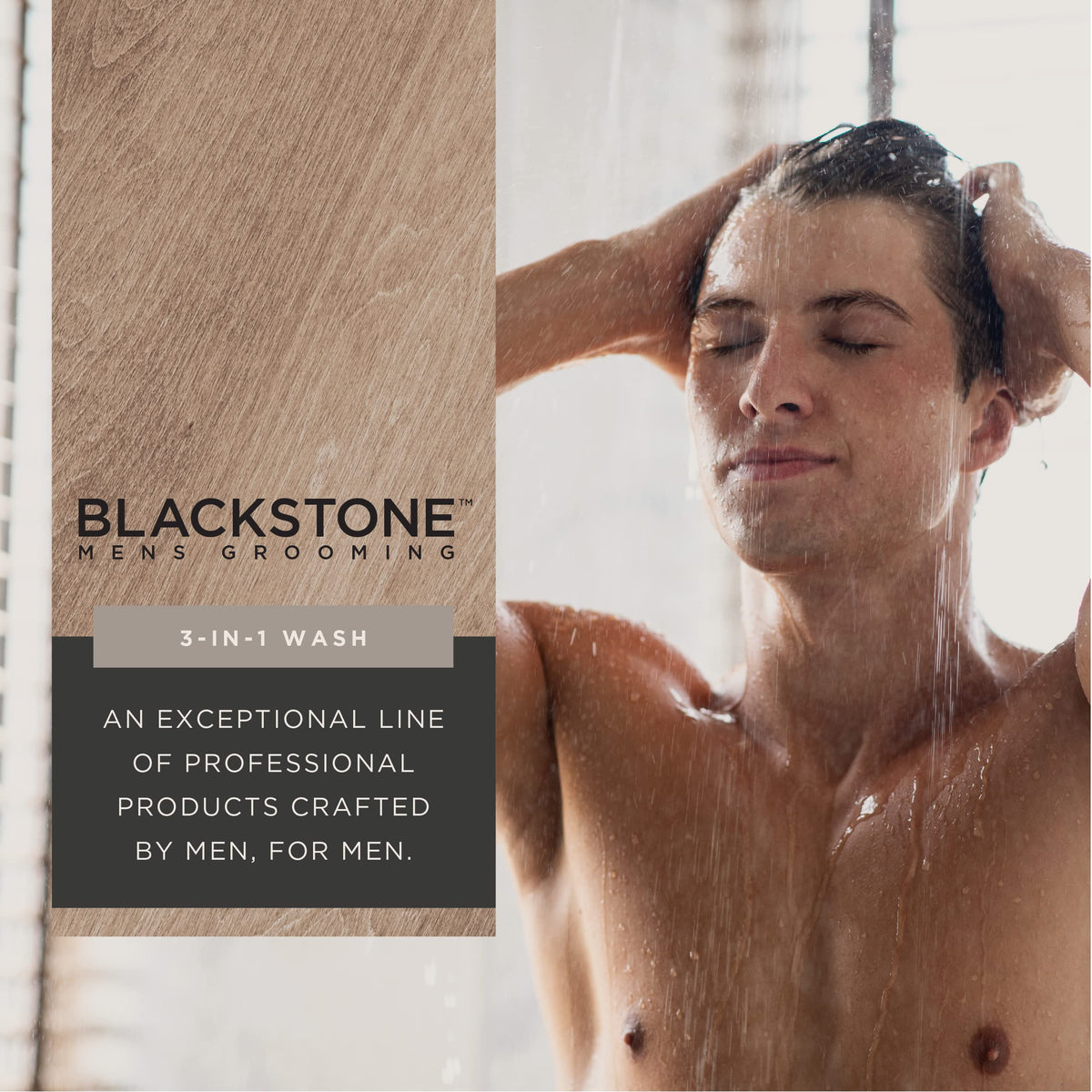 Blackstone rich lather texture close-up showing gentle cleansing benefit