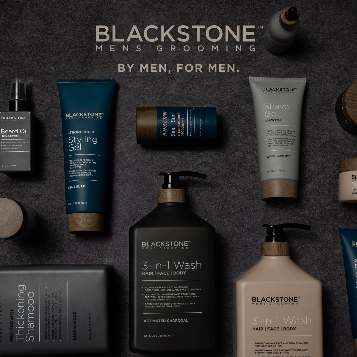 Blackstone 32 fl oz size comparison showing long-lasting supply