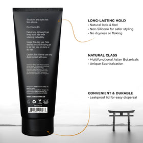 Blackwood For Men gel texture close-up highlighting lightweight, non-sticky formula