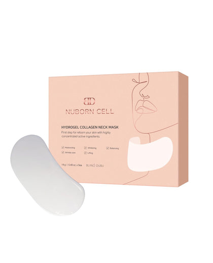 BLANC DUBU front packaging showing hydrogel mask and benefits