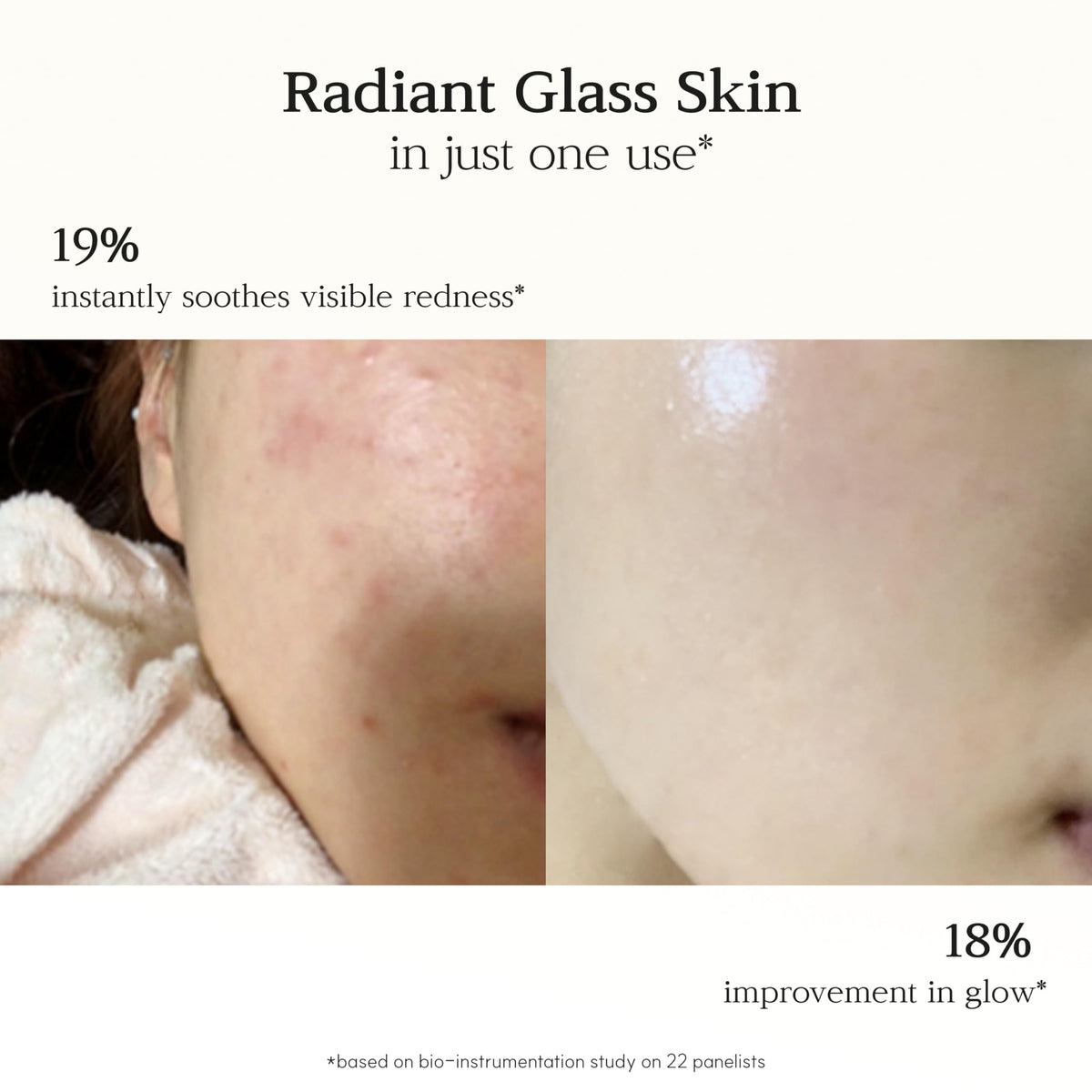 BLANC DUBU creamy-serum texture close-up for fast absorption benefit