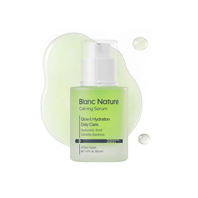 BLANC NATURE front packaging bottle showing clean design and travel size benefit