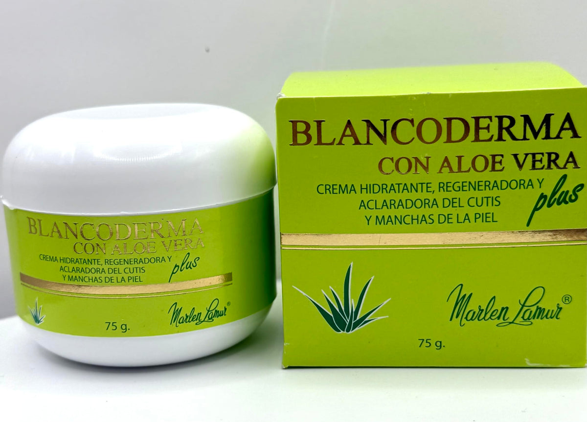 Generic Blancoderma front jar showing label and compact packaging for storage and ease