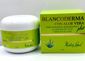 Generic Blancoderma front jar showing label and compact packaging for storage and ease