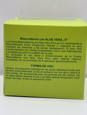 Generic Blancoderma texture close-up displaying creamy aloe-rich texture for hydration