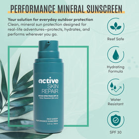 BLDG ACTIVE applying sunscreen on arm demonstrating even coverage