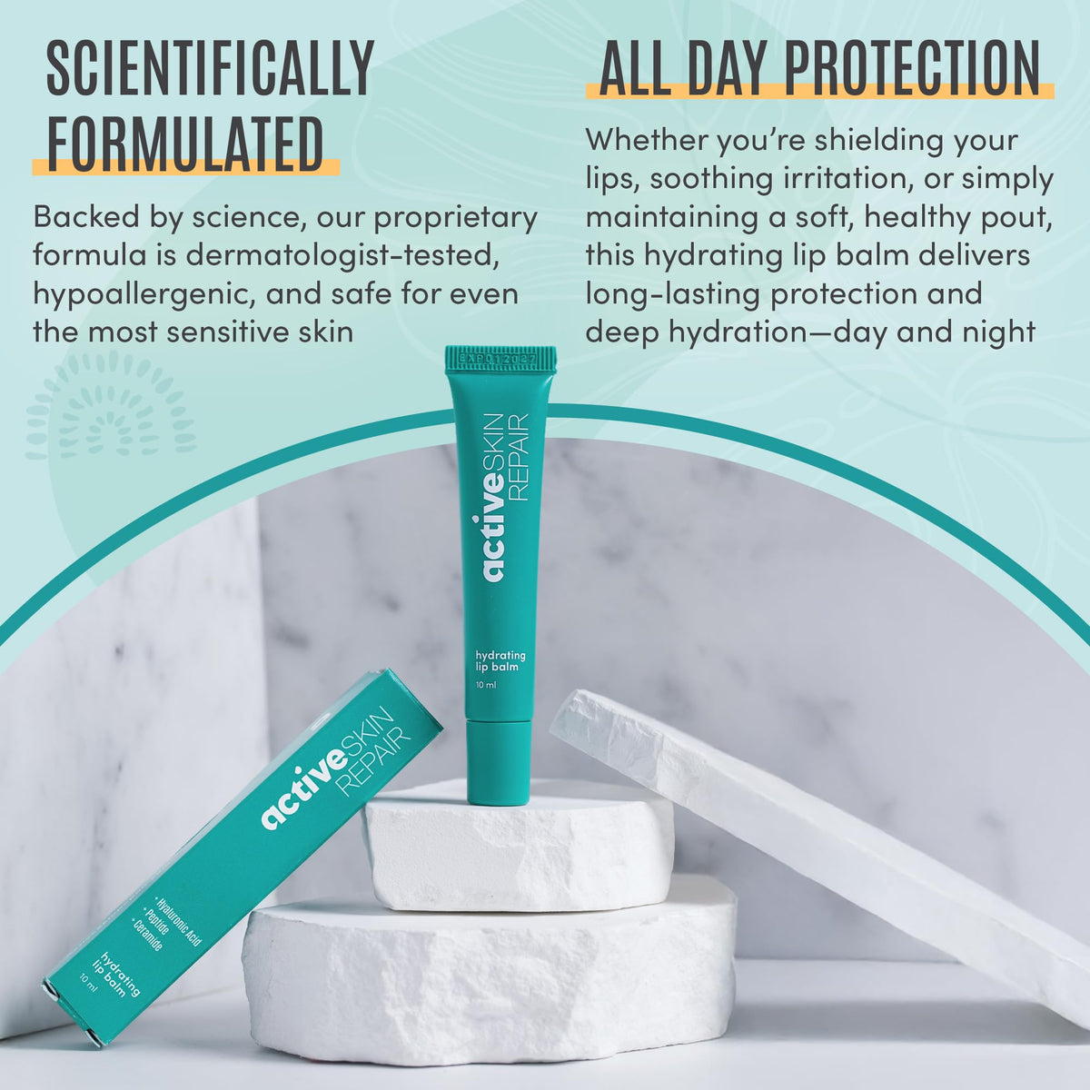 BLDG ACTIVE close-up of ingredients list highlighting hyaluronic acid and ceramides benefits