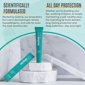 BLDG ACTIVE close-up of ingredients list highlighting hyaluronic acid and ceramides benefits