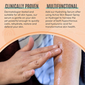 BLDG ACTIVE ceramides and niacinamide ingredient visual highlighting barrier support