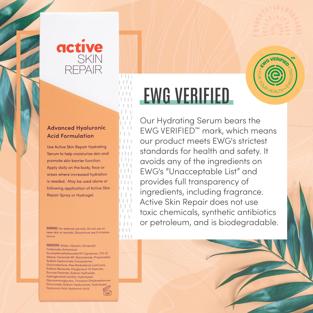 BLDG ACTIVE bottle in hand to show 5 fl. oz. size and value advantage