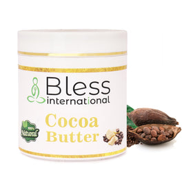 Bless International close-up texture shot highlighting smooth, raw butter benefits